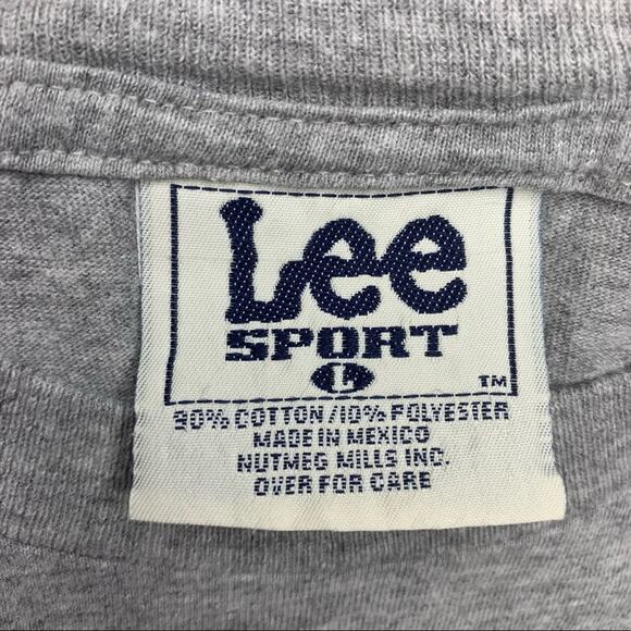 Lee Sport NLB Pittsburgh Pirates T-shirt Short Sleeve Gray Size L - Picture 6 of 7